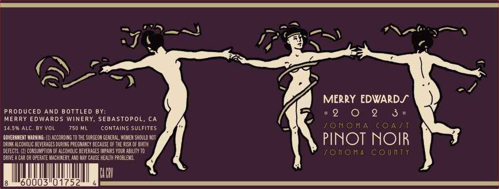 2023 SONOMA COAST PINOT NOIR Label