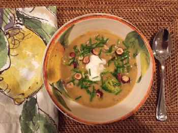 Roasted Sunchoke Bisque - Merry Edwards